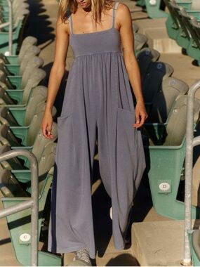 FP Movement Women's Hot Shot
Strappy Onesie blue ash/slate